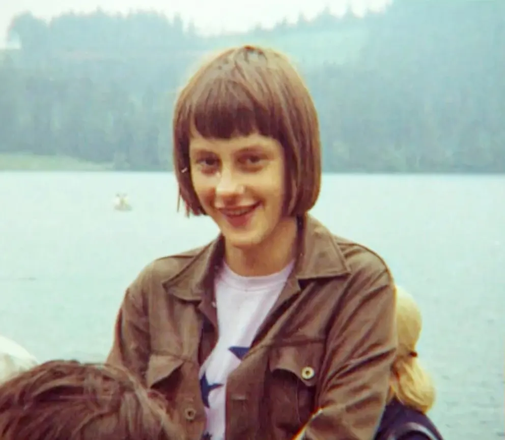 Мерц като дете